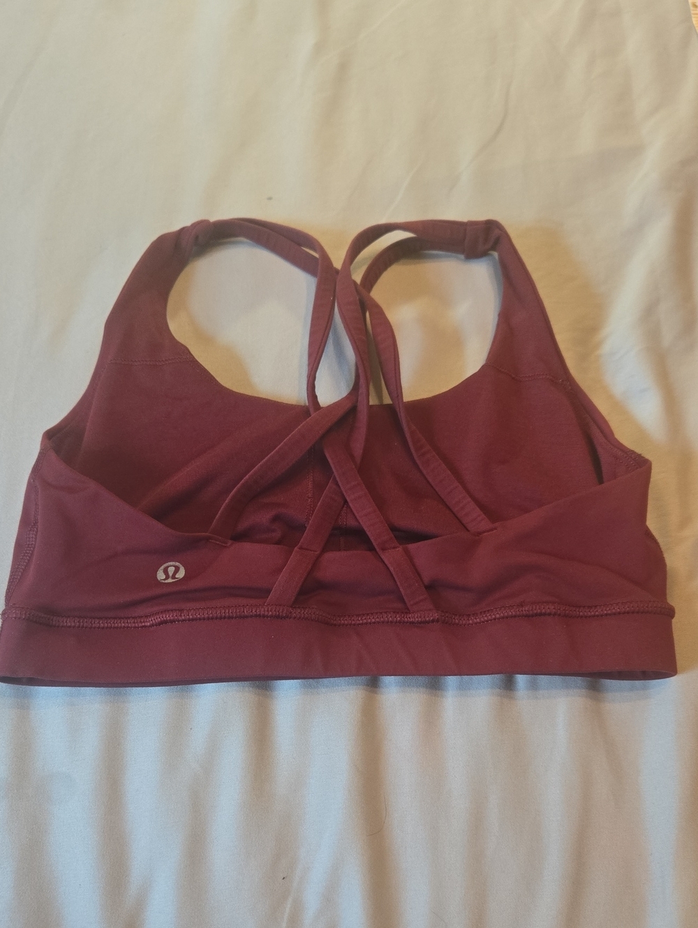 lululemon athletica Strappy Sports Bra - Burgundy
